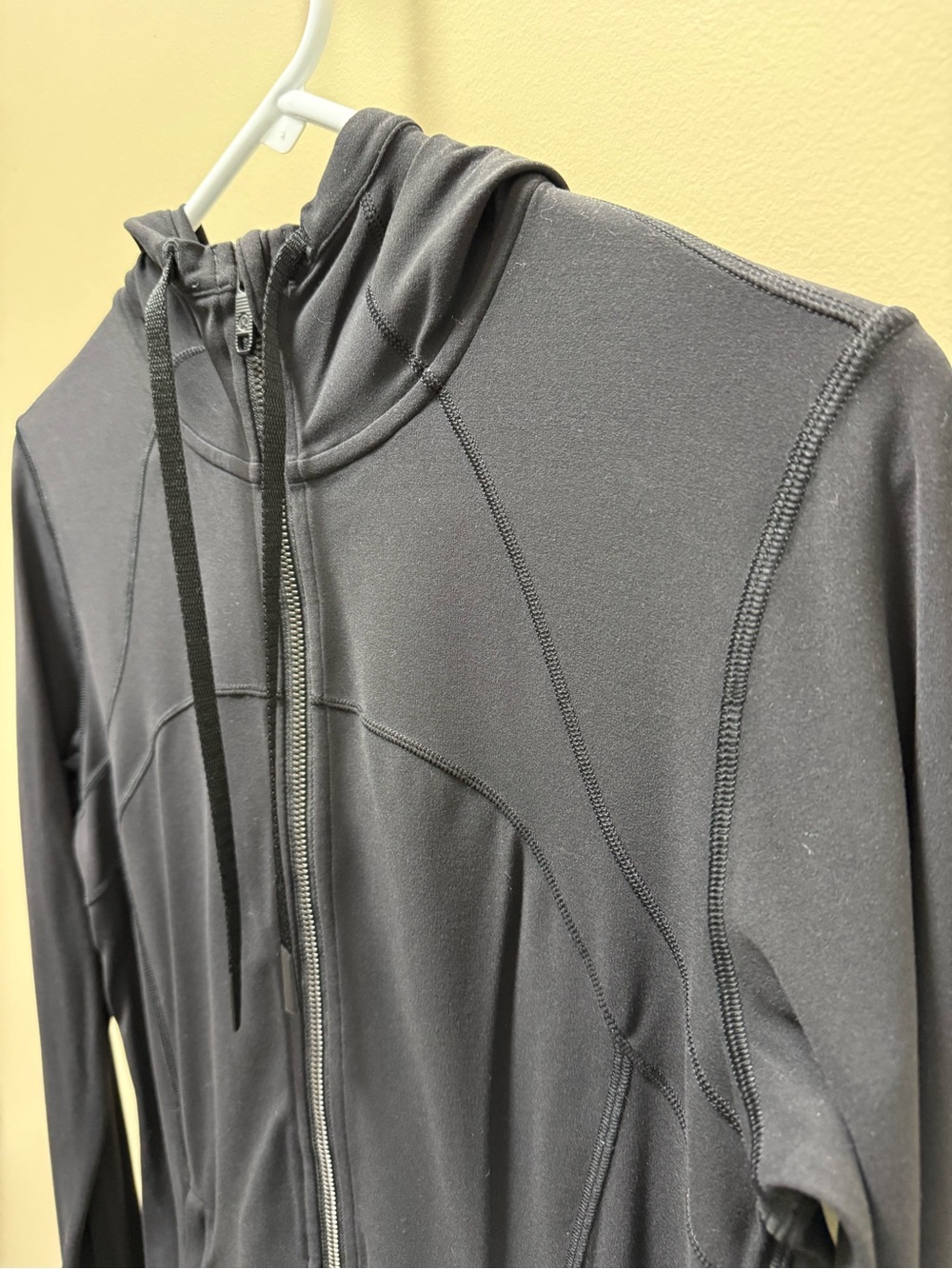 Lululemon Black Full-Zip Hooded Active Jacket - Picture 3 of 10